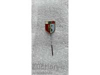 Old and rare football badge Karpachev Lovech