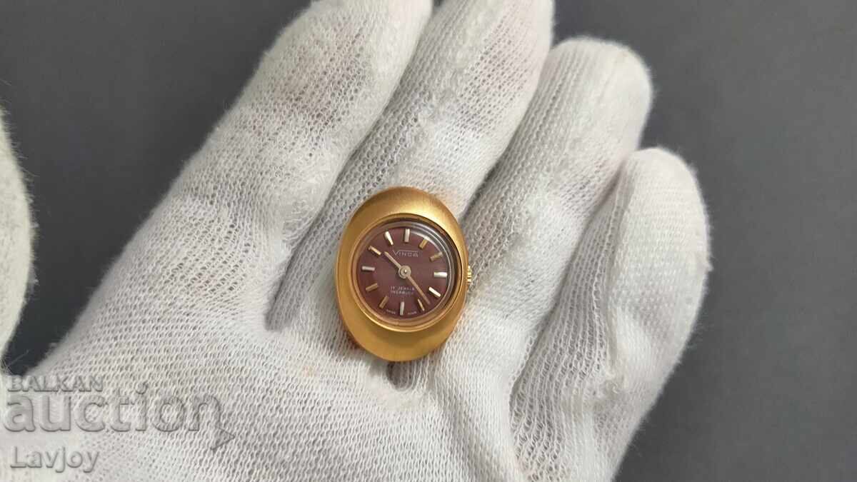 Vinca συλλεκτικό χειροποίητο γυναικείο επιχρυσωμένο ρολόι 7 με τιμή 50.00 BGN | € 25.56