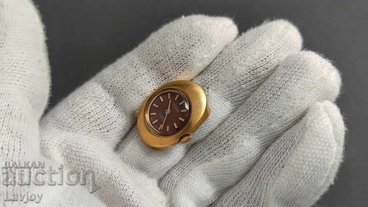 Delivery of Vinca collectible gold-plated women's wristwatch 7