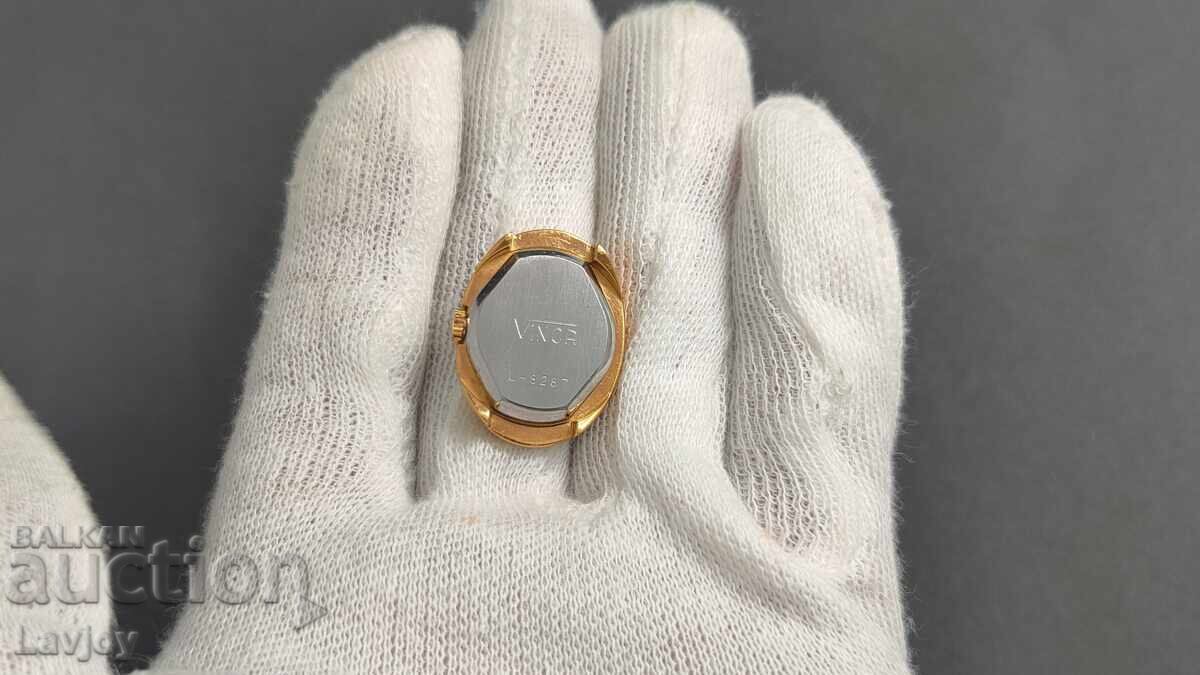 Vinca συλλεκτικό χειροποίητο γυναικείο επιχρυσωμένο ρολόι 7 - 6