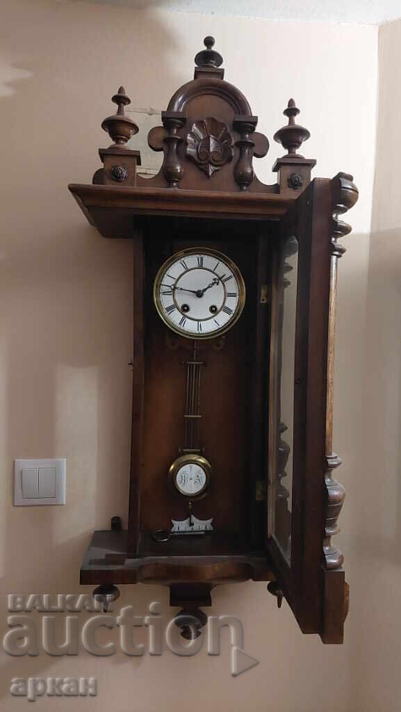 Ρολόι τοίχου αρχών του 20ου αιώνα - λειτουργικός μηχανισμός