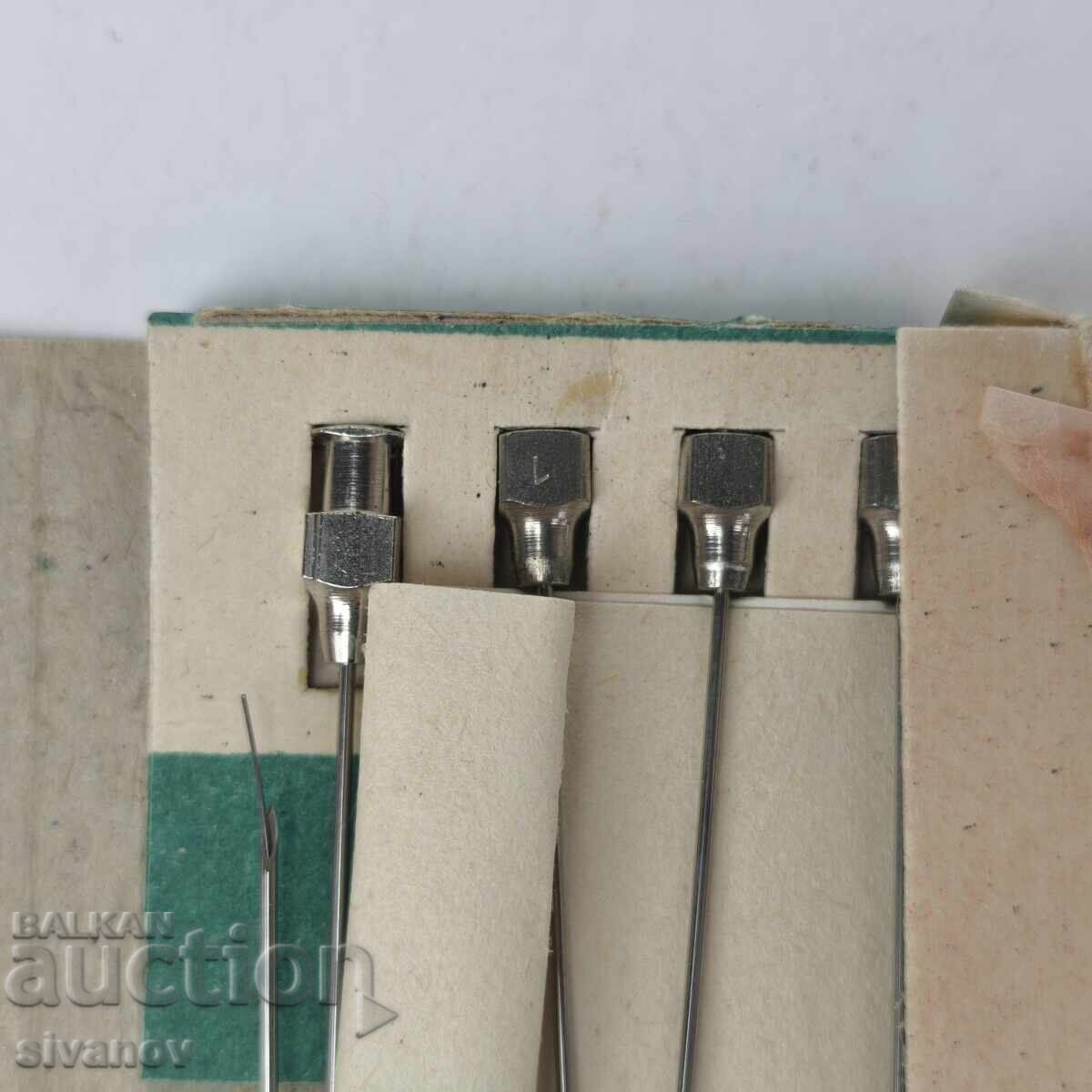 Old Record Poland syringe needles 12 pieces #5959 - 5