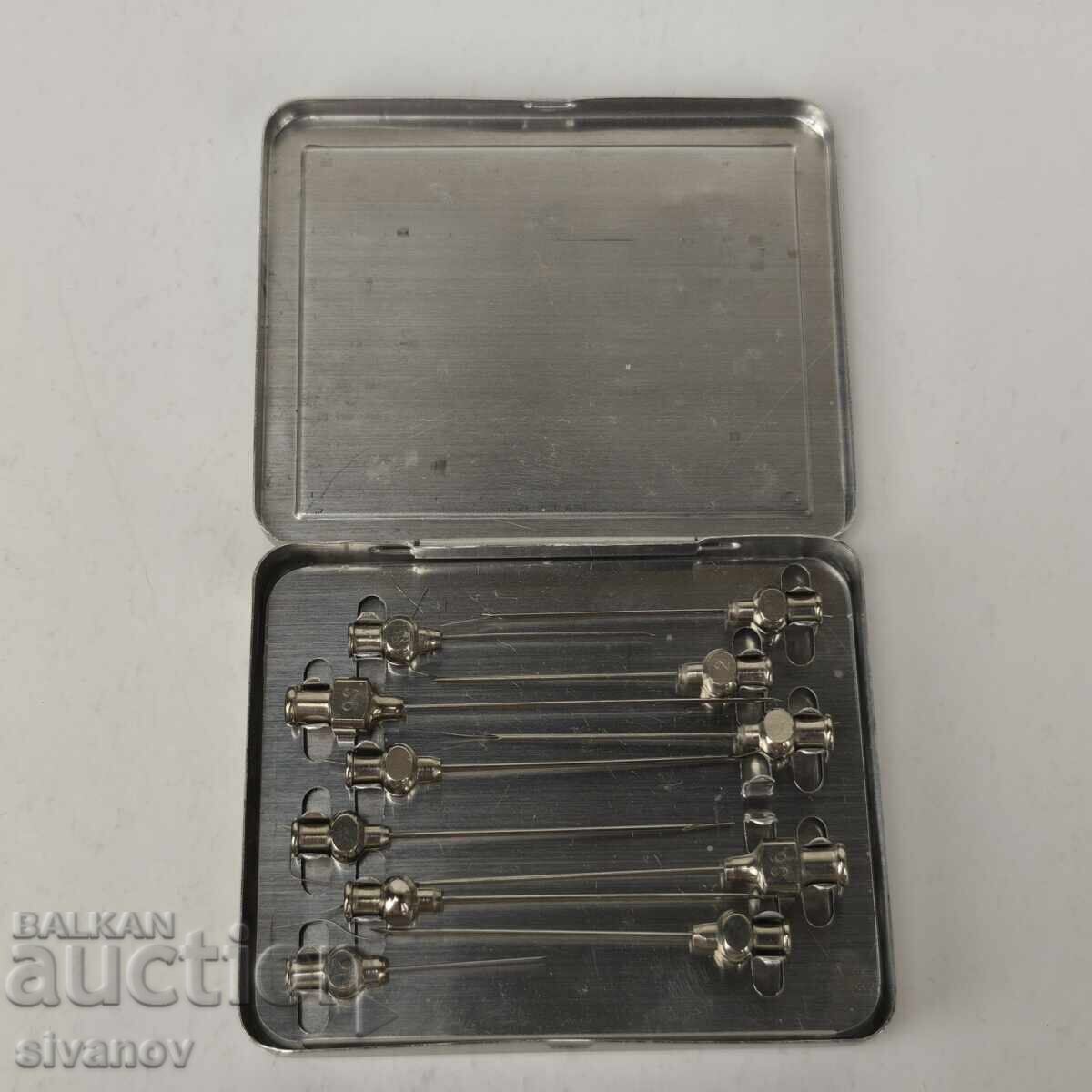 Old Injekta Germany syringe needles, 12 pieces #5960 with price 14.99 BGN | € 7.66