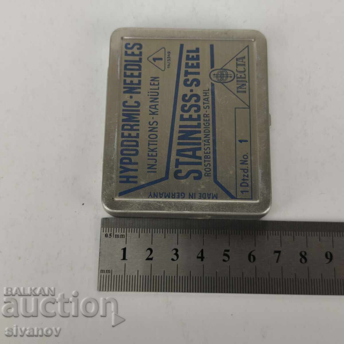 Old Injekta syringe needles Germany 12 pieces #5961 - 7