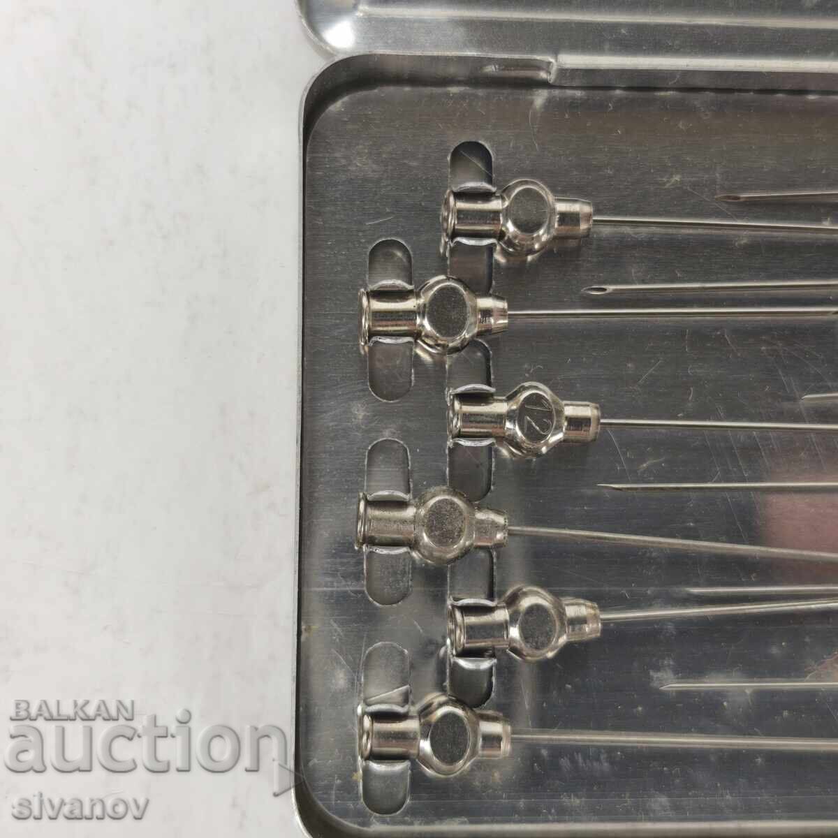 Auction  Old Injekta syringe needles Germany 12 pieces #5963