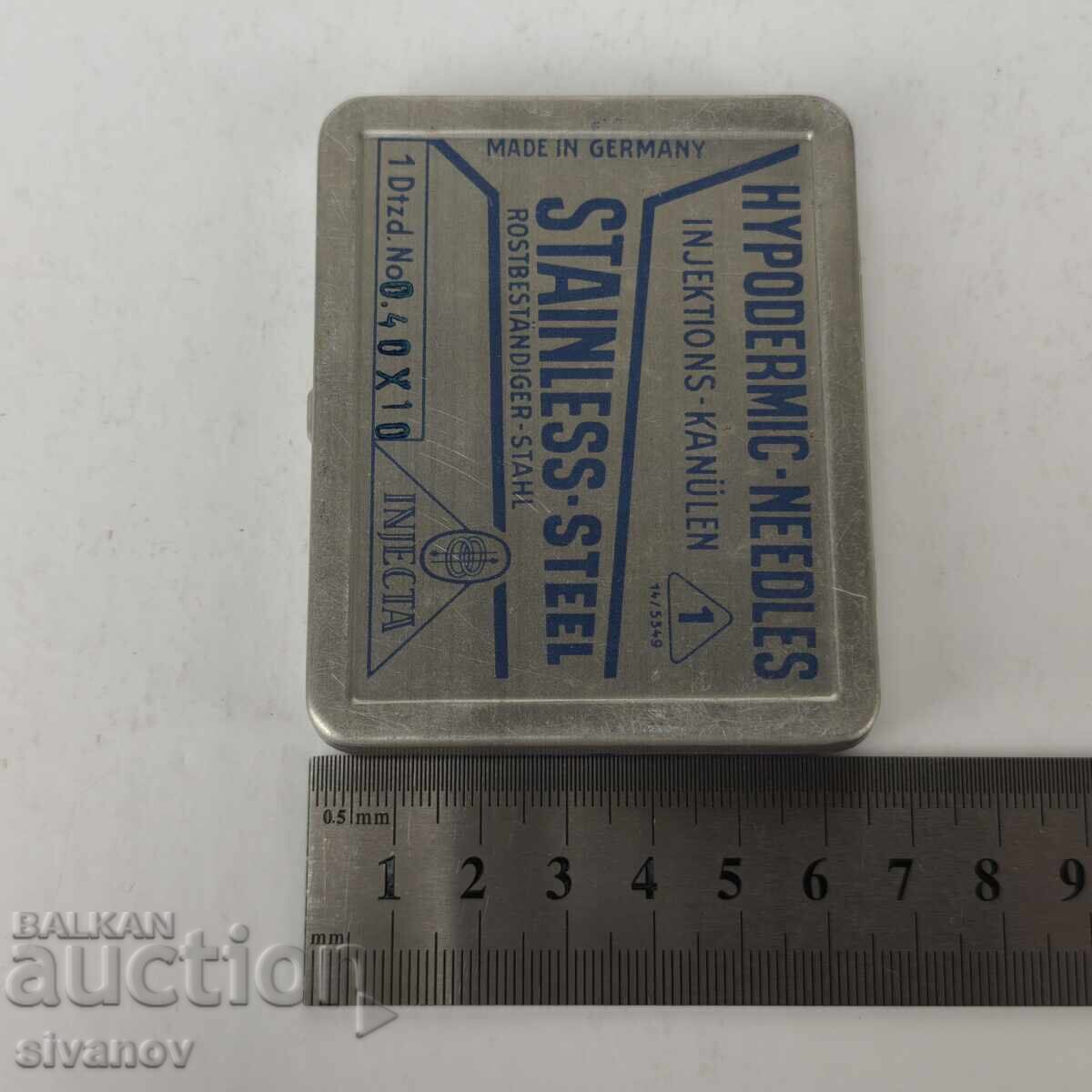 Old Injekta syringe needles Germany 12 pieces #5963 - 7