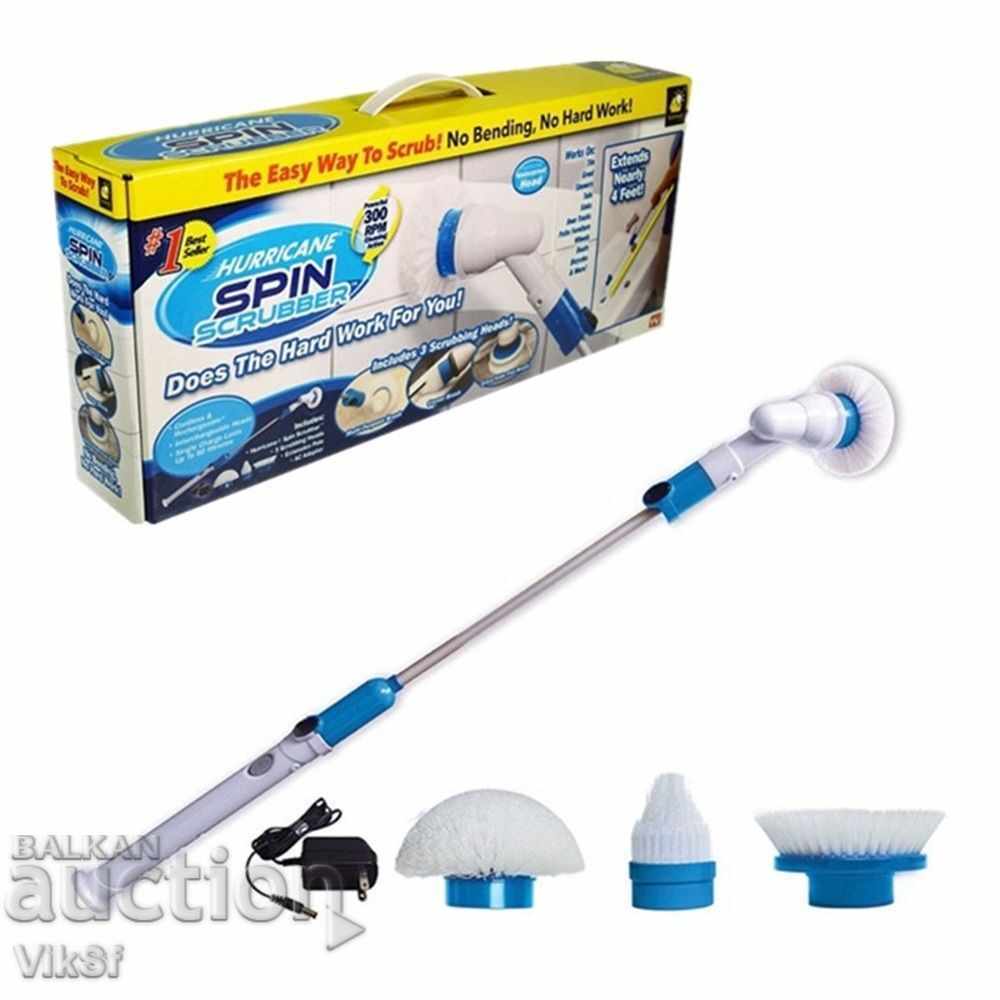 ΚΑΘΑΡΙΣΜΟΣ HURRICANE SPIN - Περιστρεφόμενη ηλεκτρική βούρτσα για σελ
