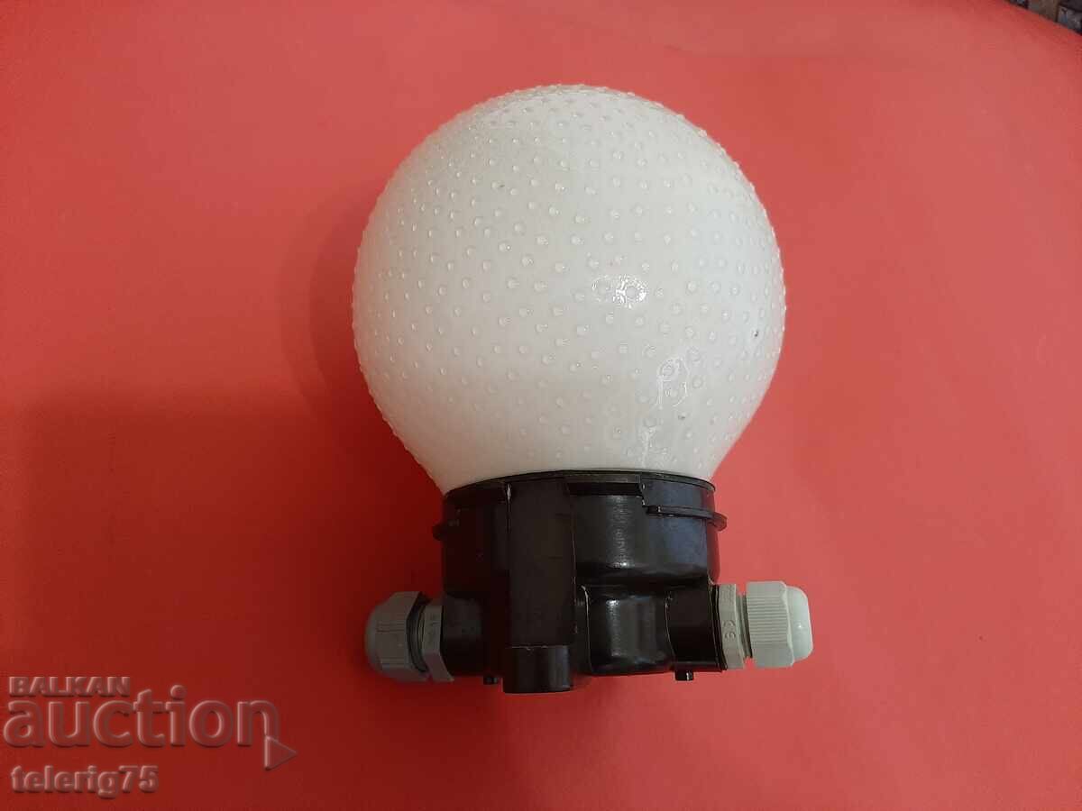 Vechi Plafonieră Retro Tip Glob pentru Montaj Aparent + Bec LED