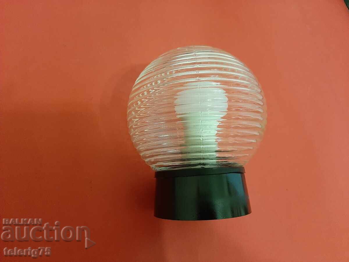 Vechi Plafonieră Retro Tip Glob pentru Montaj Aparent + Bec LED