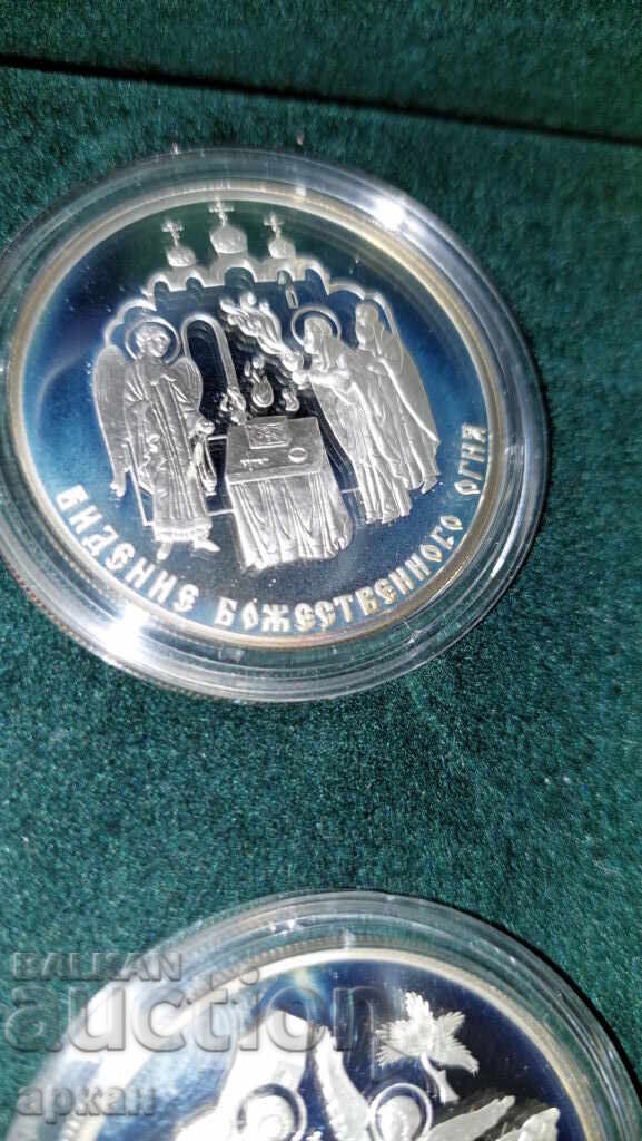 Delivery of Sergius of Radonezh Silver Plaques - 10 oz. Mintage 100 pcs