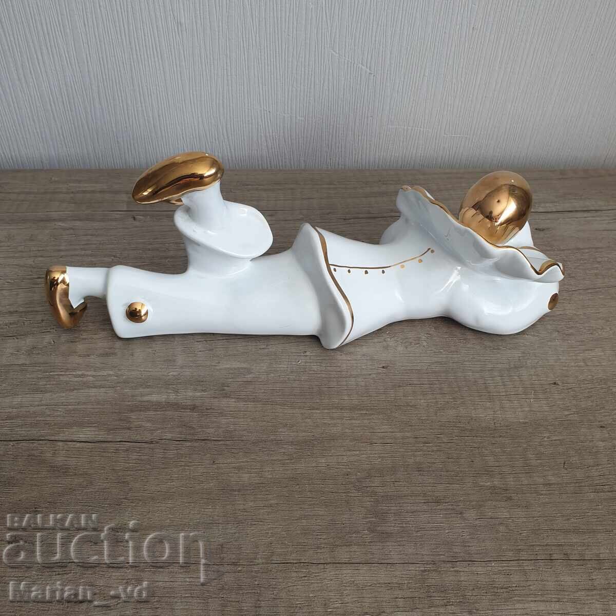 Δημοπρασία Πορσελάνινη φιγούρα κλόουν Gilde Gold Dekor