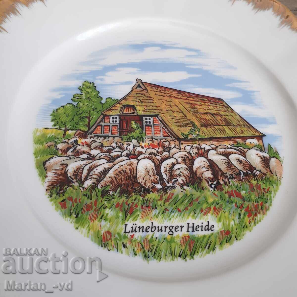 Аукцион Порцеланова чиния за стена Bavaria Аукцион Порцеланова чиния за стена Bavaria