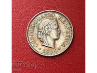 Switzerland-5 Rapen 1955