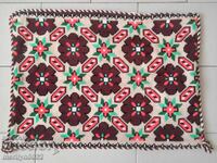 Față de pernă țesută manual, veche