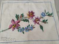 Față de pernă țesută manual, veche