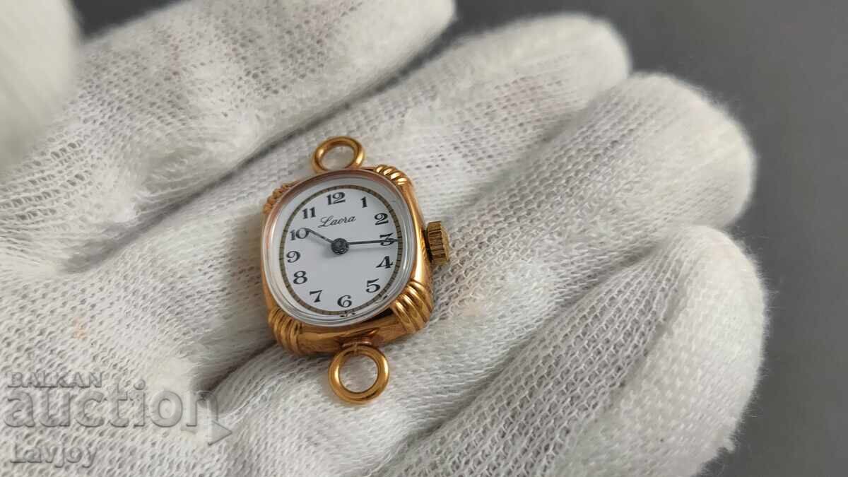 Ceas de mână de damă Laora de colecție, placat cu aur 9 cu preț 50.00 BGN | € 25.56