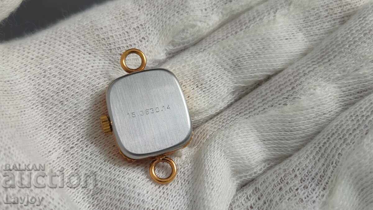 Ceas de mână de damă Laora de colecție, placat cu aur 9 - 5