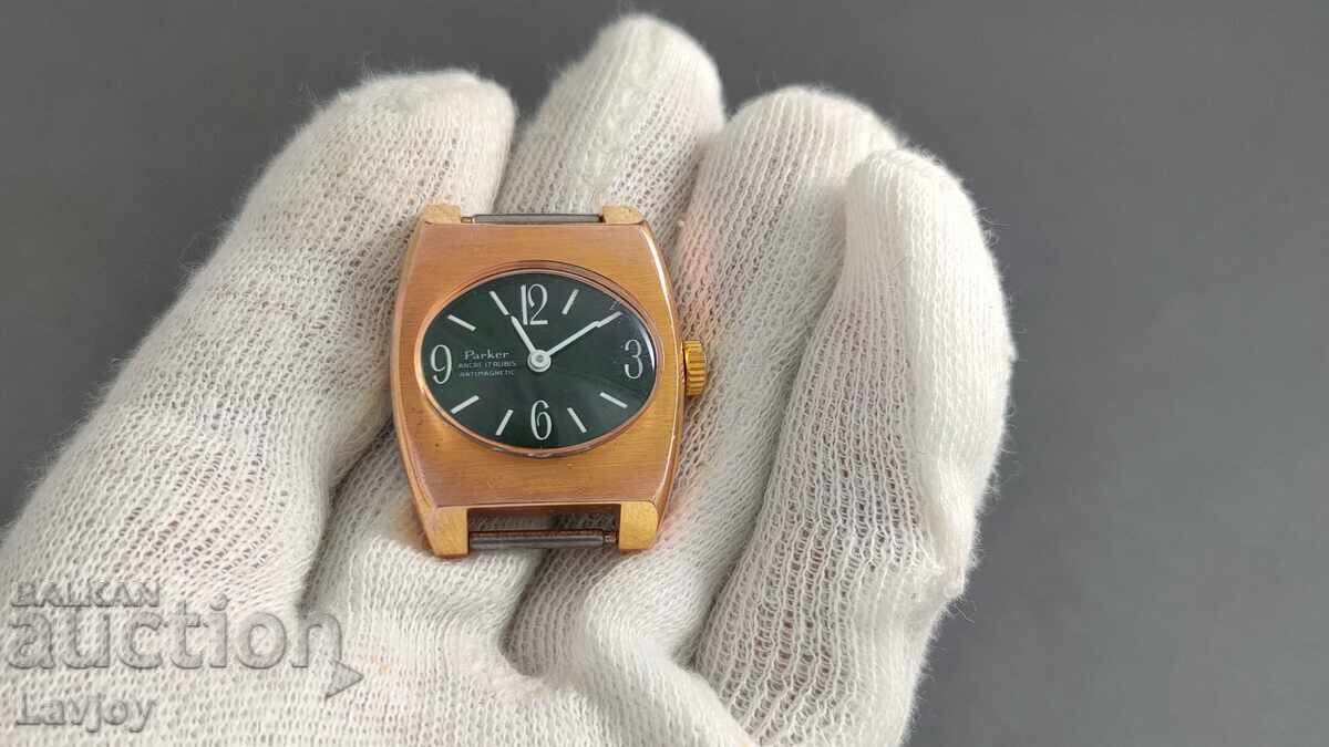 Parker συλλεκτικό γυναικείο χρυσό ρολόι χειρός 10 Parker συλλεκτικό γυναικείο χρυσό ρολόι χειρός 10