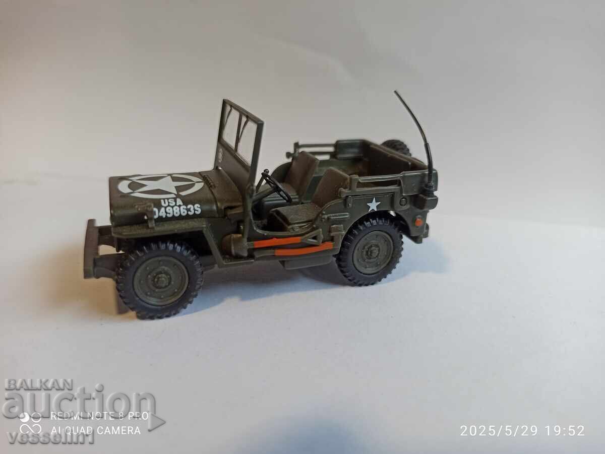 Jeep Willys Liberation of Paris 1944 collector's 1/43