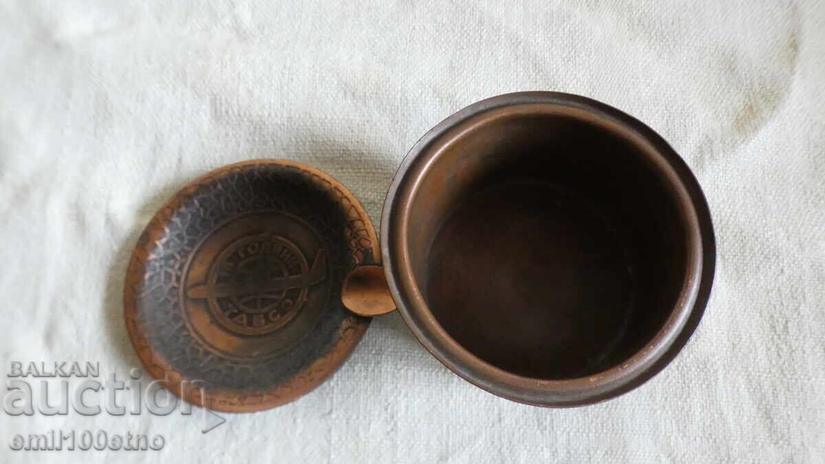 Παράδοση 15 χρόνια ΤΑΒΣΟ Βουλγαρικές αερογραμμές Σταχτοδοχείο από μέταλλο