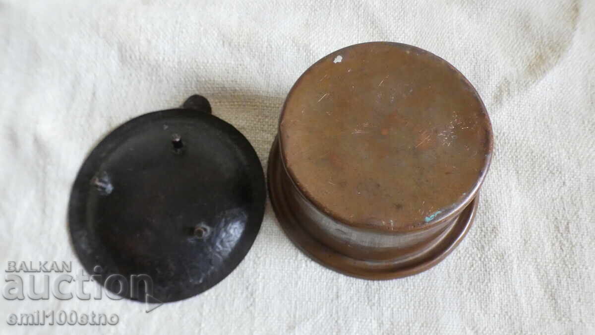 15 χρόνια ΤΑΒΣΟ Βουλγαρικές αερογραμμές Σταχτοδοχείο από μέταλλο - 5