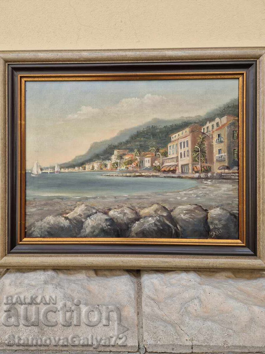 Auction Very good antique oil on canvas painting Auction Very good antique oil on canvas painting