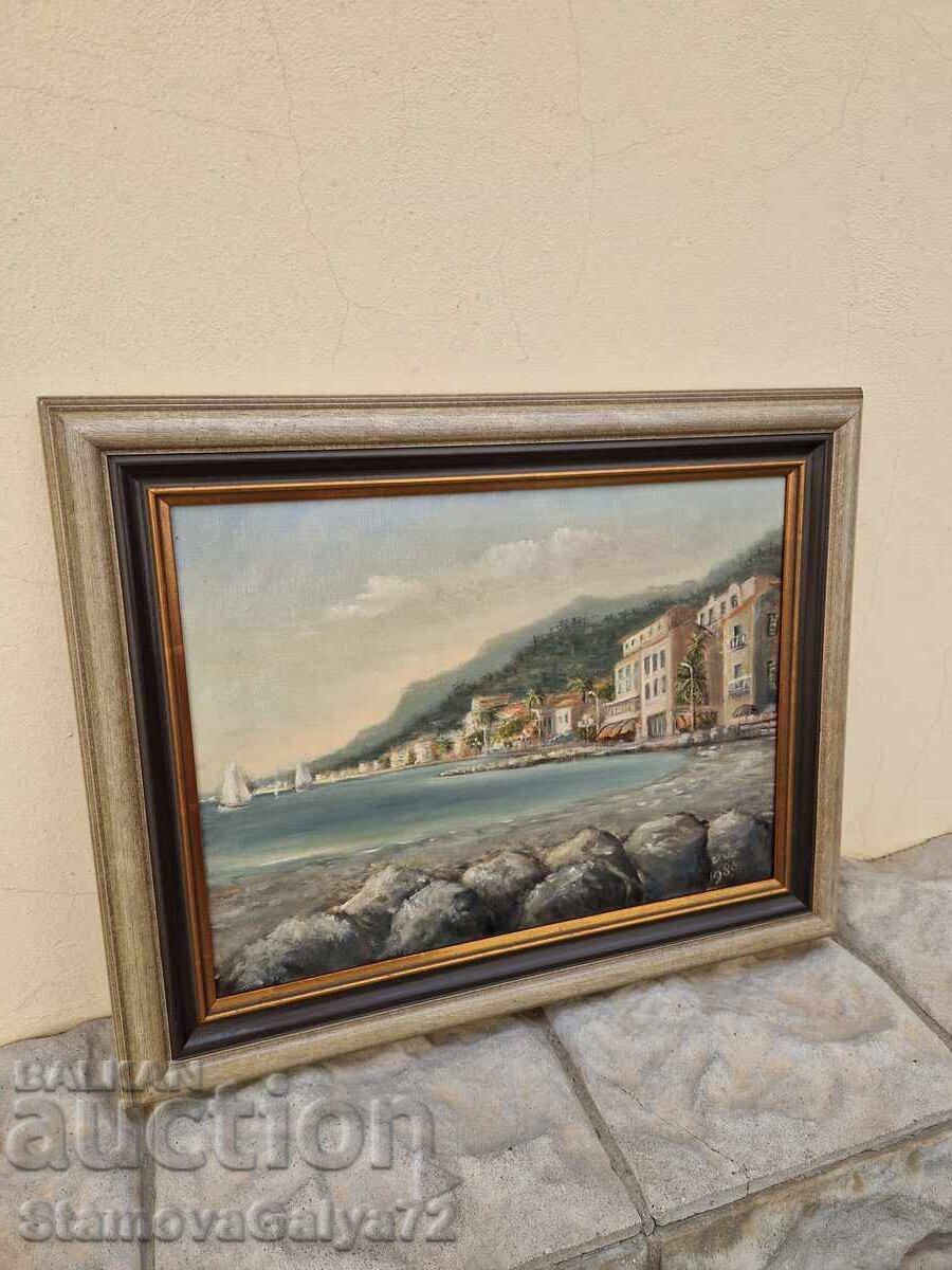 Very good antique oil on canvas painting - 6 Very good antique oil on canvas painting - 6