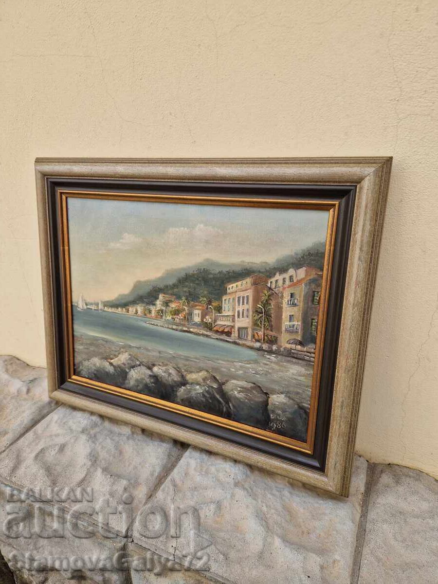 Very good antique oil on canvas painting - 7 Very good antique oil on canvas painting - 7