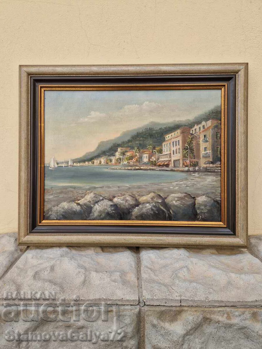 Very good antique oil on canvas painting Very good antique oil on canvas painting