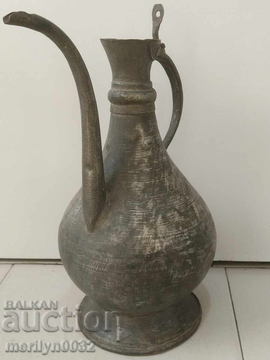 Auction Old Ottoman ewer, jug, copper, copper vessel, teapot Auction Old Ottoman ewer, jug, copper, copper vessel, teapot