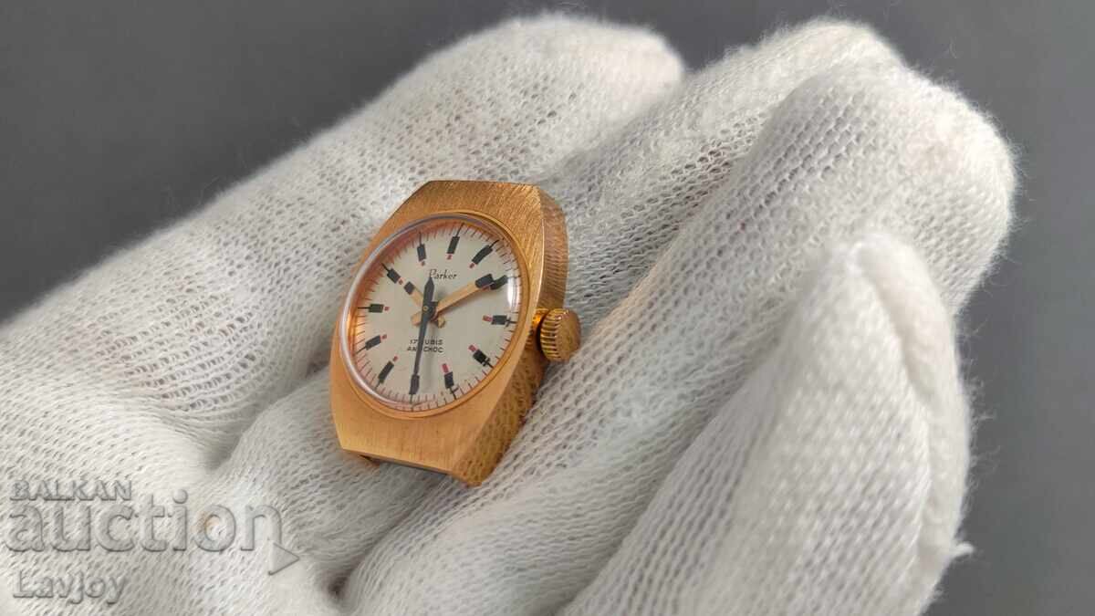 Parker συλλεκτικό γυναικείο επιχρυσωμένο ρολόι χειρός 11 με τιμή 50.00 BGN | € 25.56