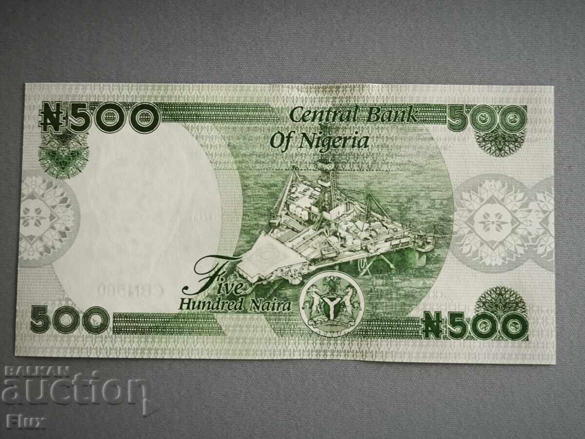 Banknote - Nigeria - 500 Naira UNC | 2022 with price 12.00 BGN | € 6.14