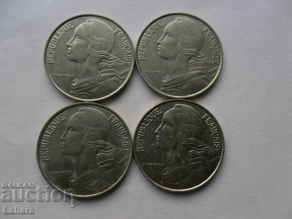 20 centimes 1994, 1995, 1996, 1997 France with price 1.50 BGN | € 0.77