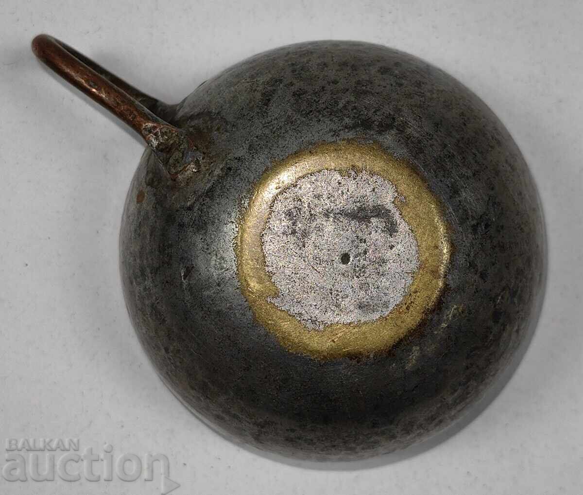 ΤΕΛΟΣ ΤΟΥ 19ου ΑΙΩΝΑ ΣΠΑΝΙΟ ΧΑΛΚΙΝΟ ΠΟΤΗΡΙ ΓΙΑ ΒΡΥΣΗ ΧΑΛΚΙΝΟ ΔΟΧΕΙΟ - 6