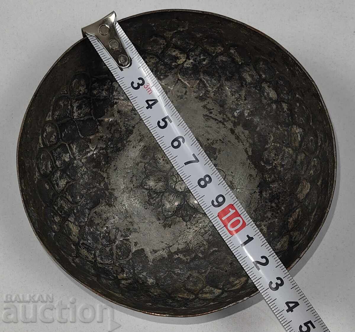 Δημοπρασία ΤΕΛΟΣ ΤΟΥ 19ου ΑΙΩΝΑ ΧΑΛΚΟΓΡΑΦΗΜΕΝΟ ΤΑΣΙ ΚΟΥΠΑ ΧΑΛΚΙΝΟ ΣΚΕΥΟΣ