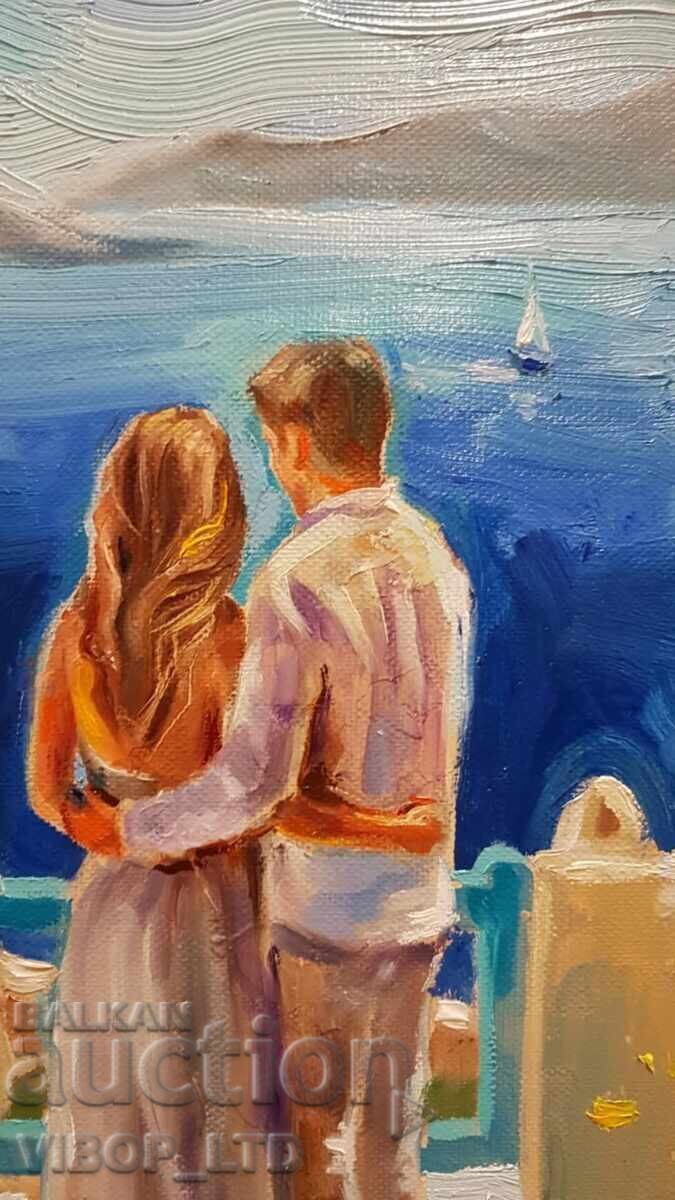 Художник/картина/60/50/масло, подпис, платно с цена 489.99 лв. | € 250.53