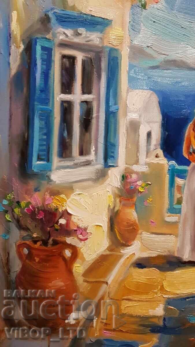 Livrarea Hud. Mollova, /tablou/ 60/50/ulei, semnătură, pânză