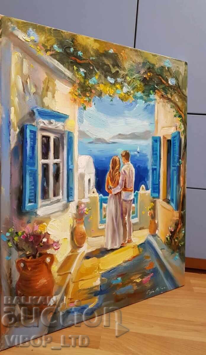 Художник/картина/60/50/масло, подпис, платно - 5