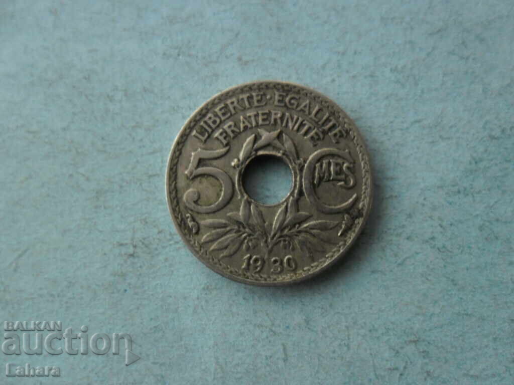 5 λεπτά 1930 Γαλλία 5 λεπτά 1930 Γαλλία