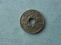 5 λεπτά 1930 Γαλλία