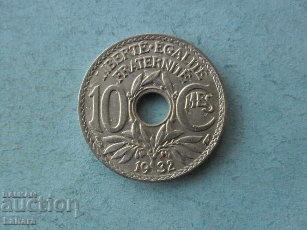 10 λεπτά 1932 Γαλλία