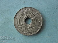 10 centimes 1935. France