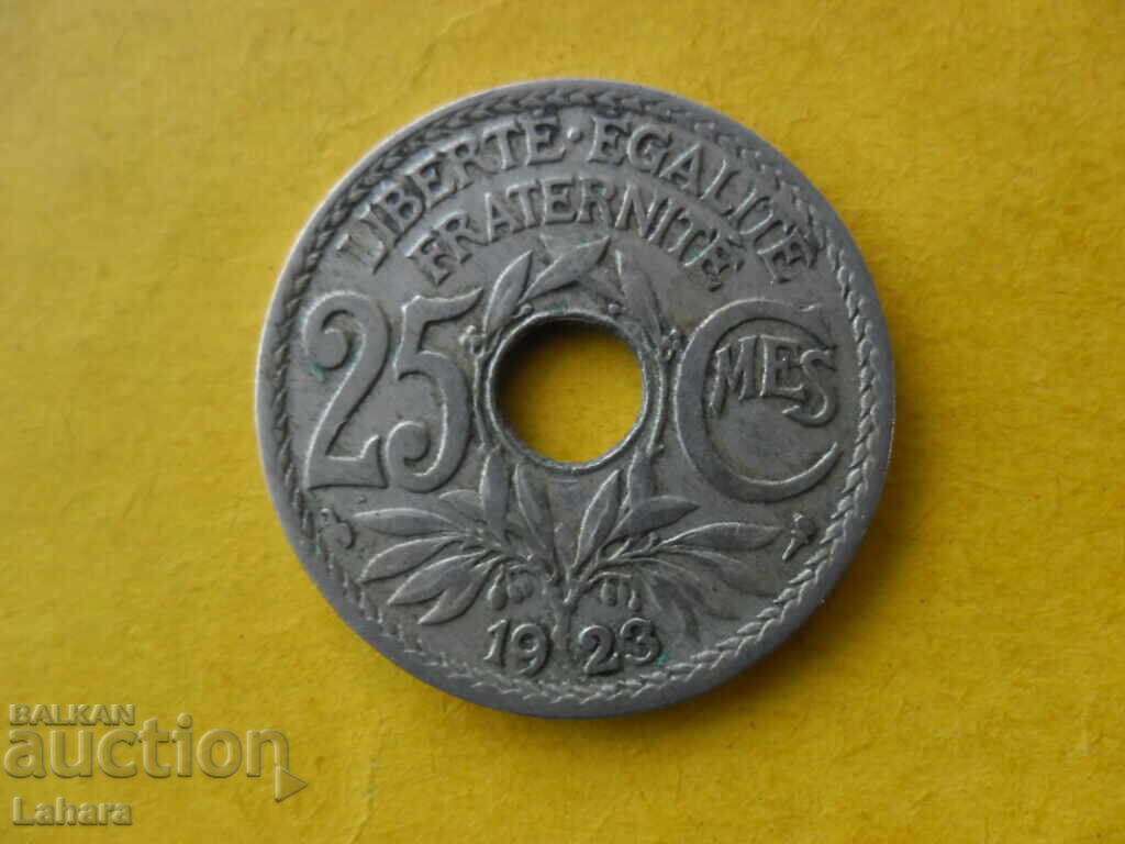 25 λεπτά 1923 Γαλλία 25 λεπτά 1923 Γαλλία
