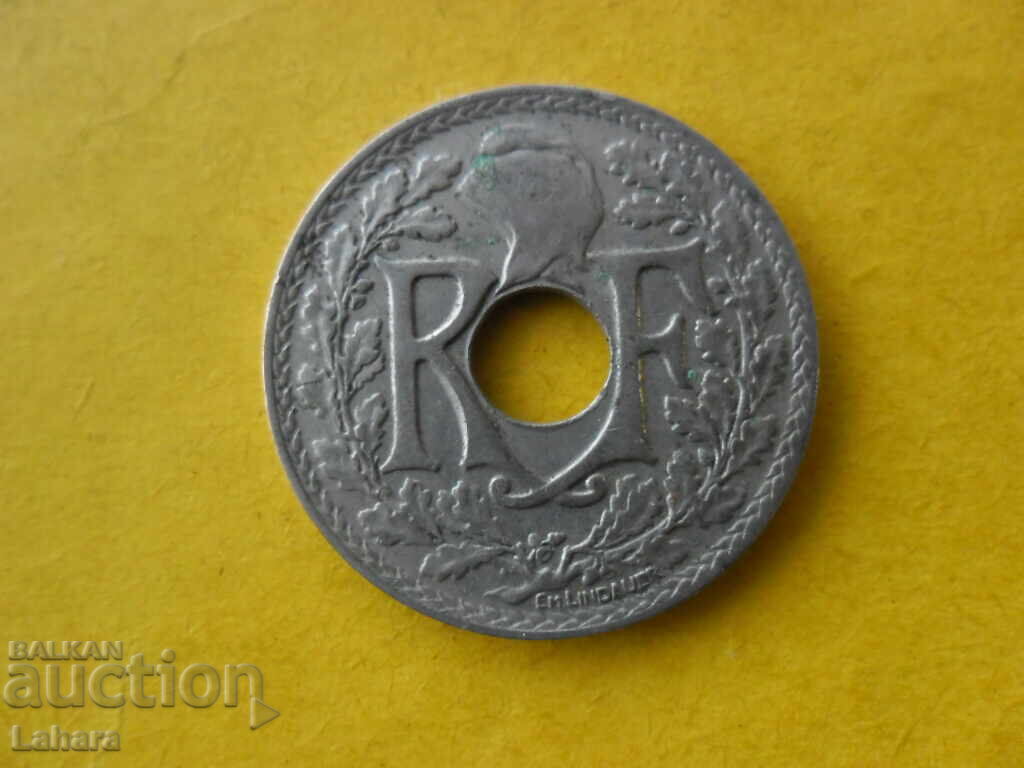 25 centimes 1933 France with price 1.00 BGN | € 0.51