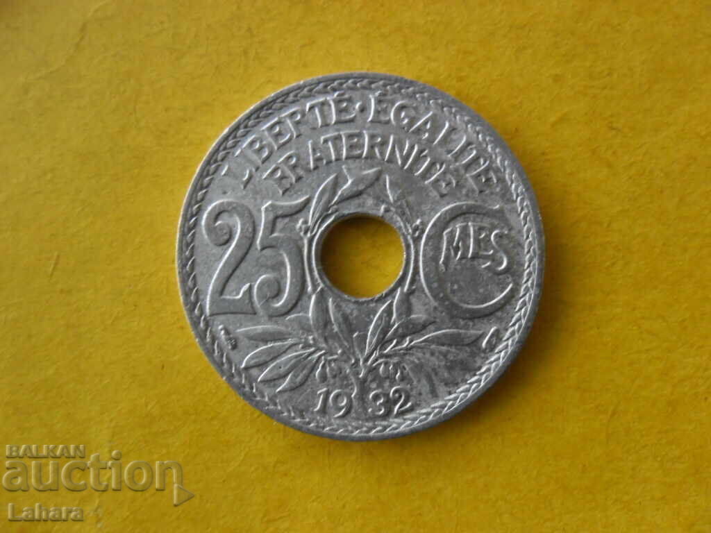 25 centimes 1932. France