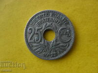 25 centimes 1922 France
