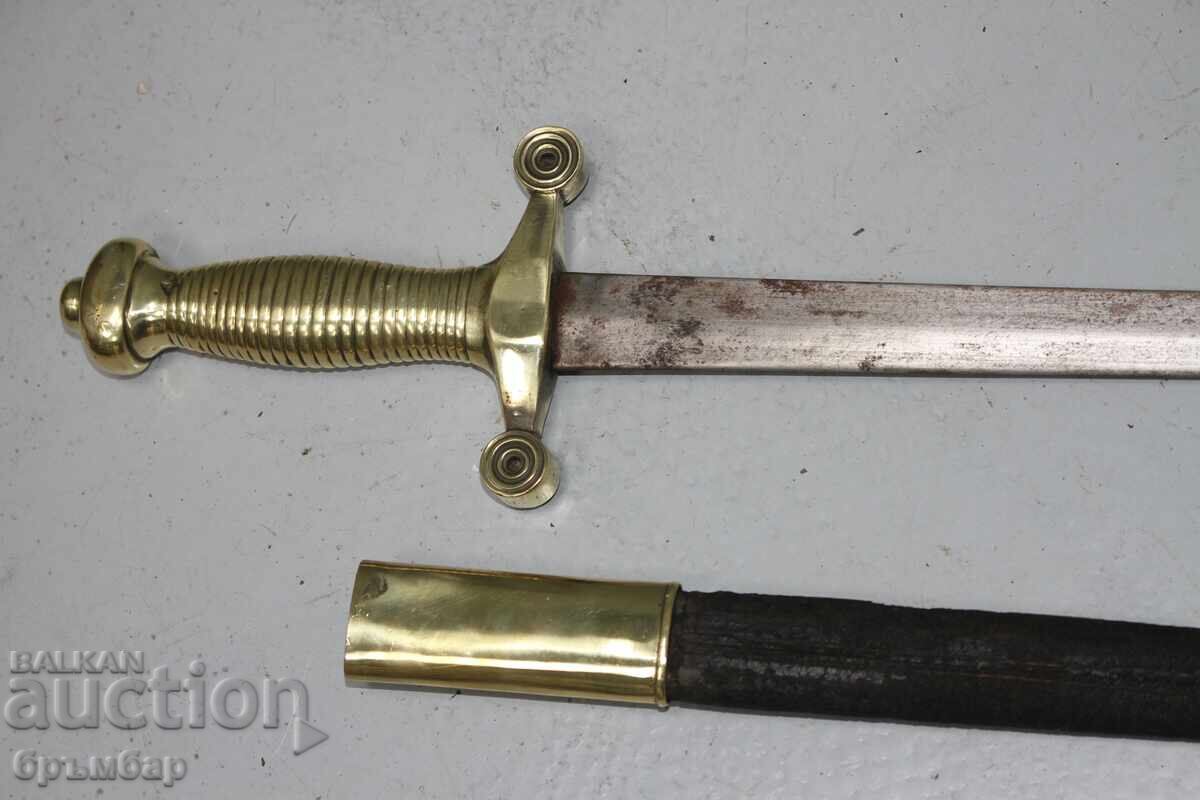 Sabie scurtă, spadă franceză, sabie cu teacă de piele. *1 - 6 Sabie scurtă, spadă franceză, sabie cu teacă de piele. *1 - 6