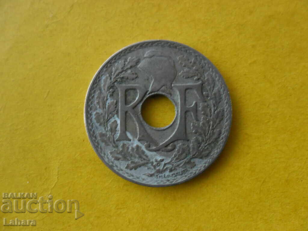 25 сантима 1918 г. Франция с цена 1.00 лв. | € 0.51