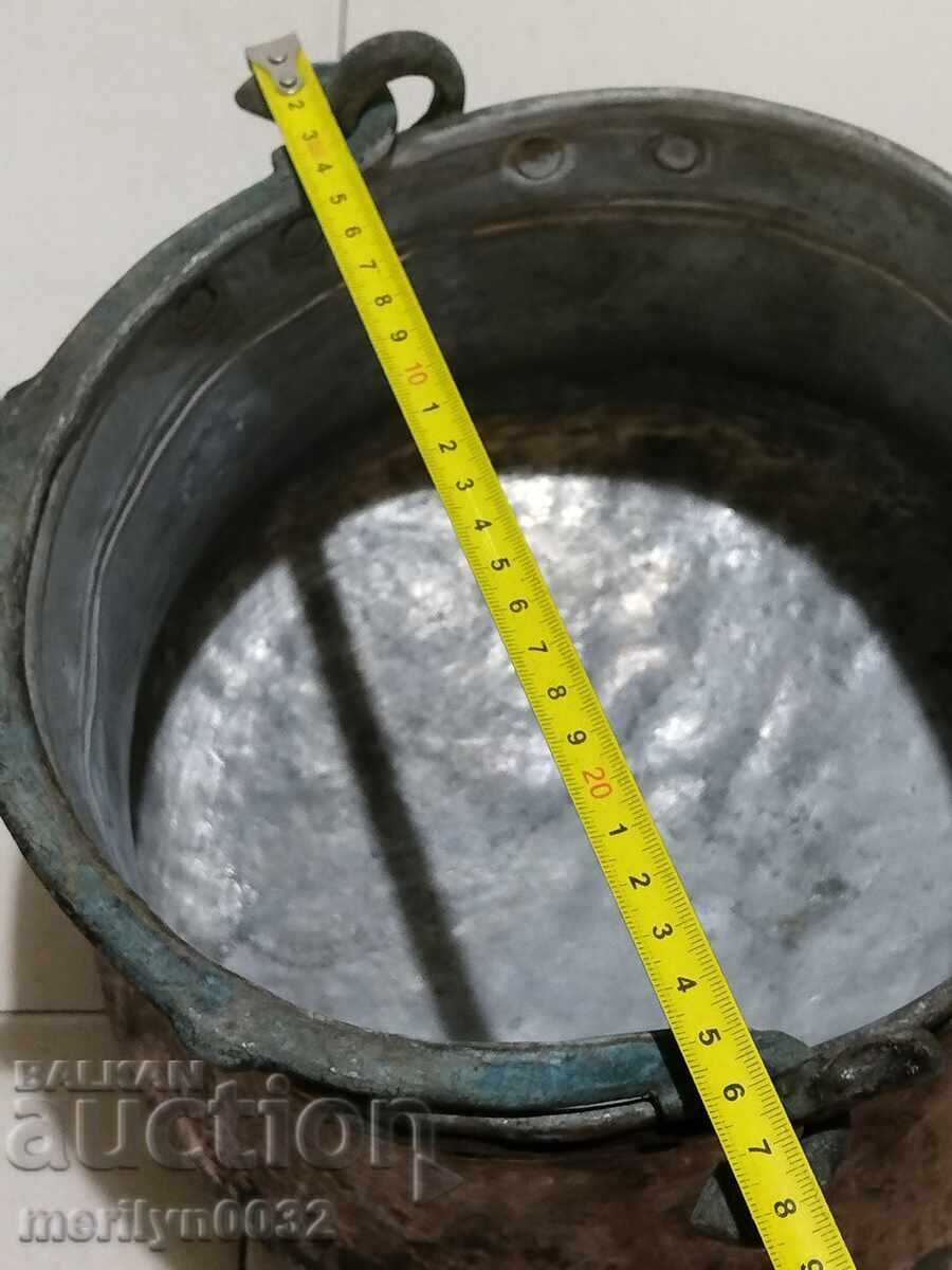 Δημοπρασία Καζάνι κονσέρβας, χάλκινο νόμισμα, χάλκινο νόμισμα, χάλκινο δοχείο