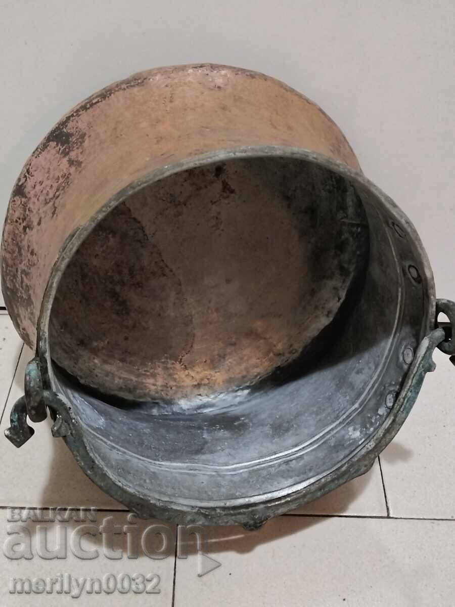 Καζάνι κονσέρβας, χάλκινο νόμισμα, χάλκινο νόμισμα, χάλκινο δοχείο - 7